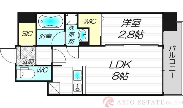 レオンコンフォート十三の間取り