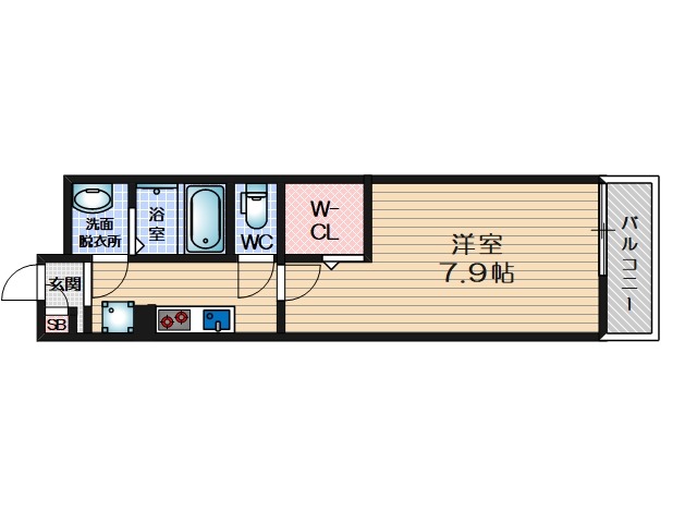 ディオーネ・ジエータ岸部の間取り