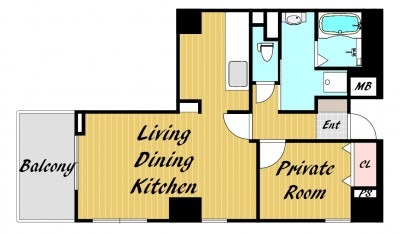 西七条比輪田町の完工年月(2006年1月)築の賃貸マンションの間取り