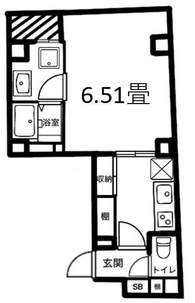 壬生坊城町の完工年月(2025年10月)築の賃貸マンションの間取り