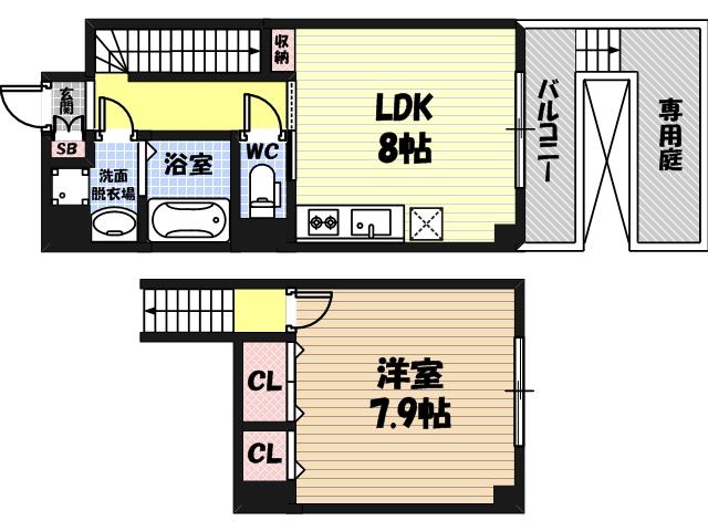 CITY SPIRE 鶴見の間取り