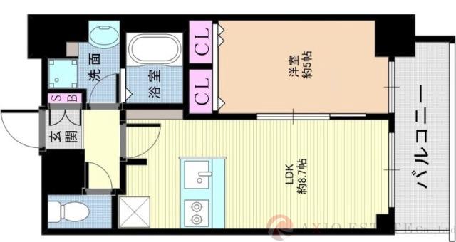 プレサンス新大阪クレスタの間取り