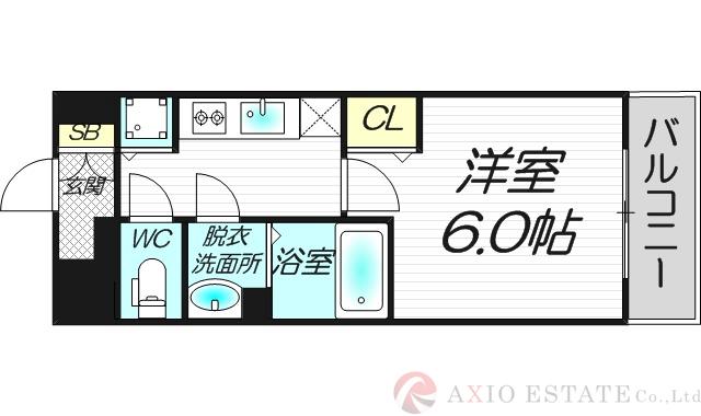 プレサンス新大阪ザ・シティの間取り