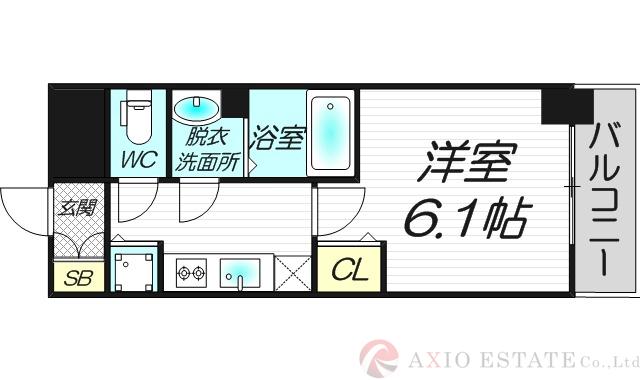 プレサンス新大阪ザ・シティの間取り