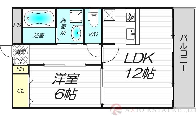 第1星栄ハイツの間取り