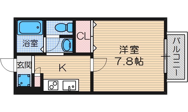 ネオメゾン小山B棟の間取り