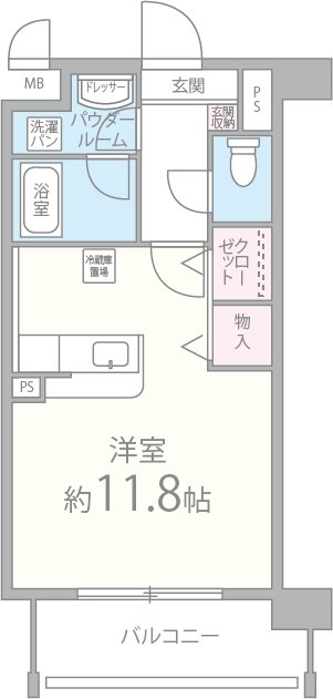 サクシード胤の間取り