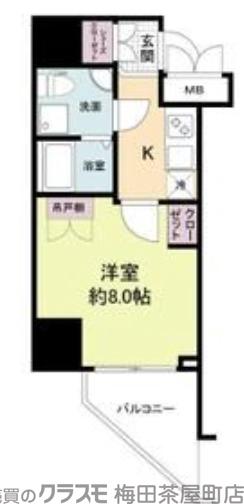 セレニテ福島アリアの間取り