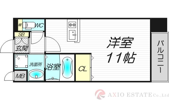 アバンティ淡路の間取り