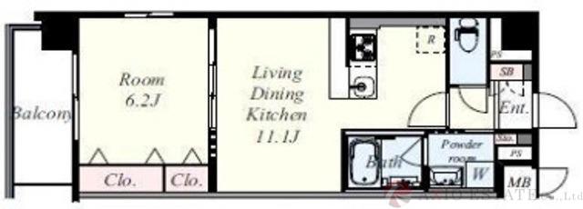 BRIGHT CUBEの間取り