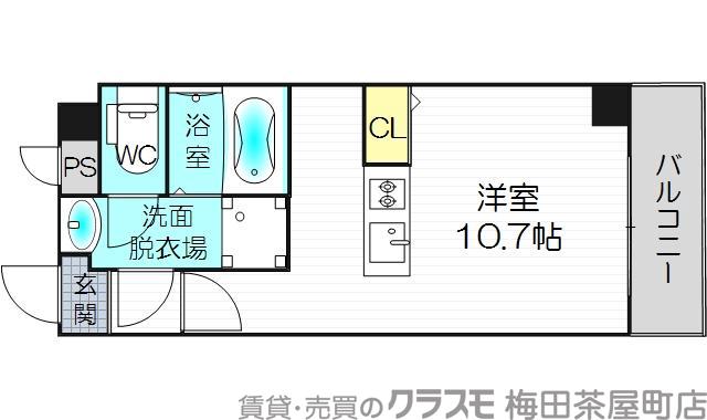 パークフロント福島の間取り
