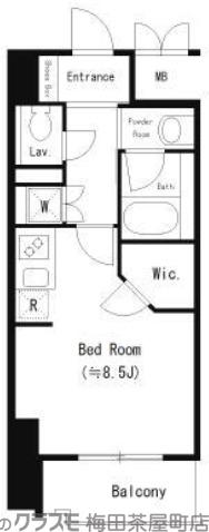 東高麗橋の完工年月(2007年1月)築の賃貸マンションの間取り