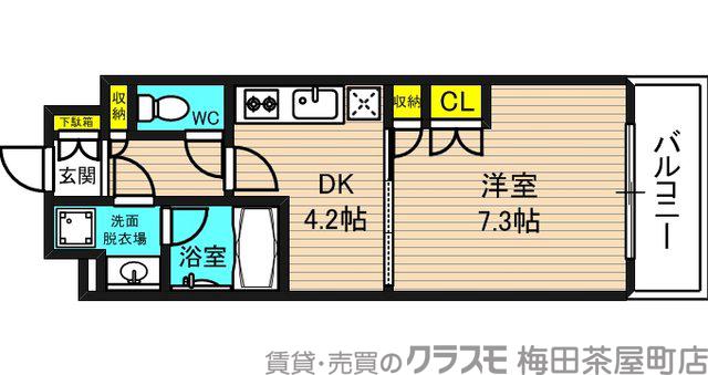 ポートヴィラ靭公園の間取り