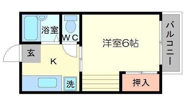 ヴィラプレフェールⅠの間取り