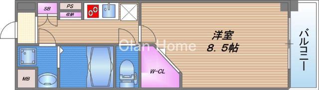 JPレジデンス大阪城東4の間取り