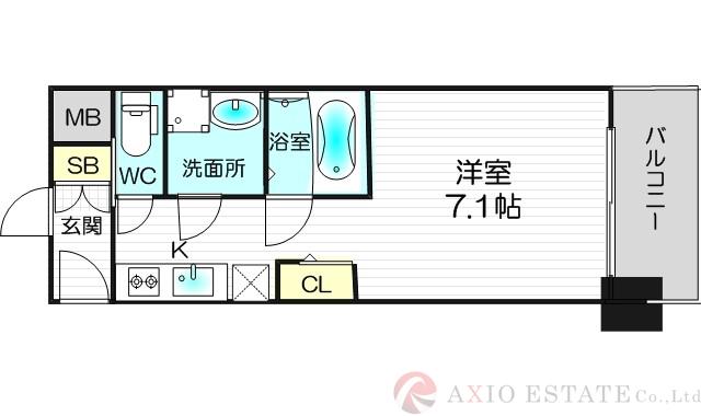オーキッドレジデンス新大阪の間取り