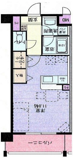 サクシード胤の間取り