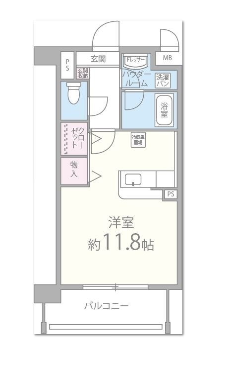 サクシード胤の間取り