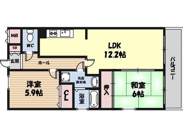 リッツプラザ城東の間取り