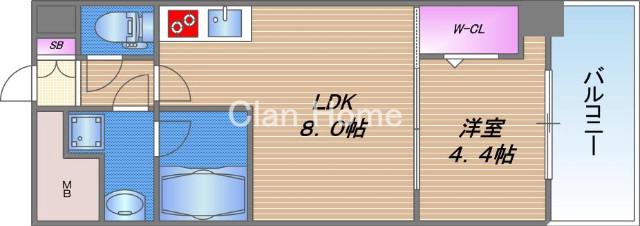 アーバネックス真田山の間取り