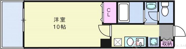 広芝町の完工年月(2002年9月)築の賃貸マンションの間取り