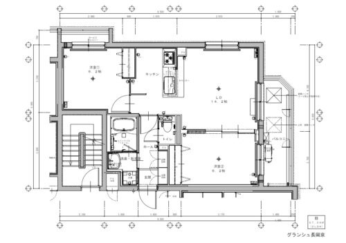開田の完工年月(2026年2月)築の賃貸マンションの間取り