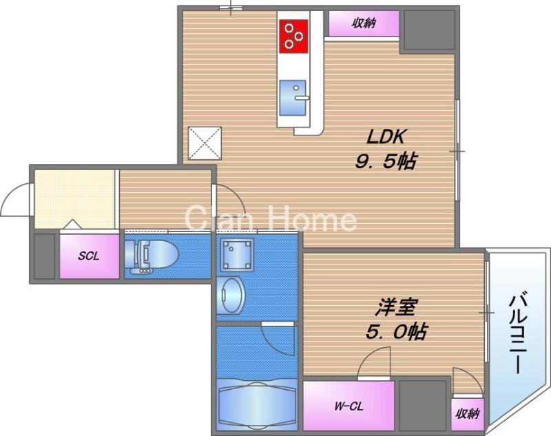 La CASA 上汐の間取り