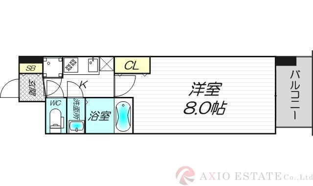 セレニテ江坂ミラクの間取り