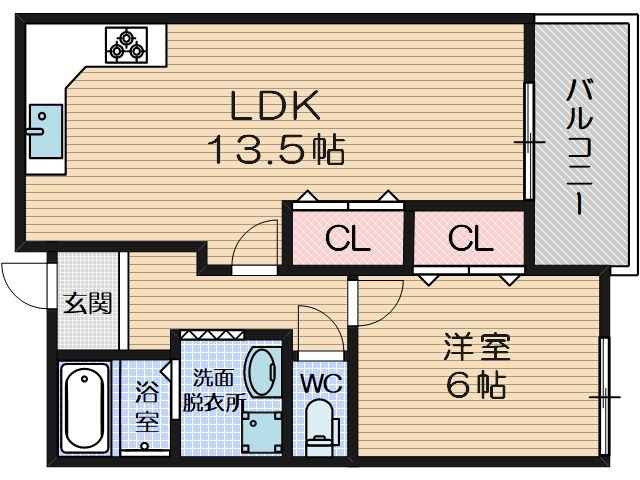 ベルシャトーTAKEHASHIの間取り