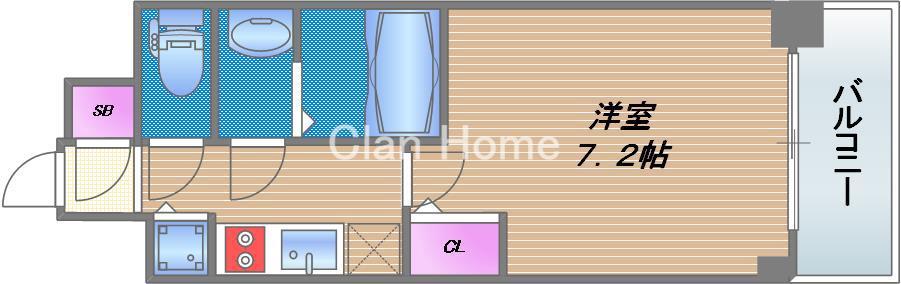 サムティ大阪GRAND EASTの間取り