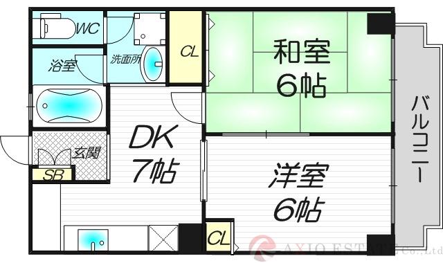 第4エンシンハイツの間取り