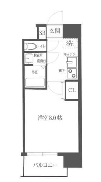 MV.imp大阪鶴橋の間取り