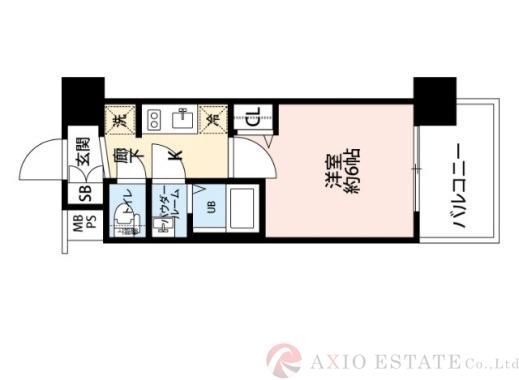 エグゼ江坂の間取り