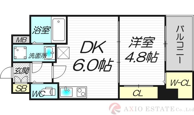 SEST新大阪の間取り