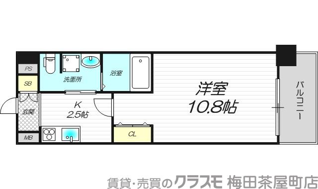 宮原の完工年月(1996年3月)築の賃貸マンションの間取り