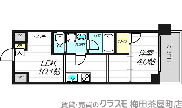 Re-be東三国の間取り