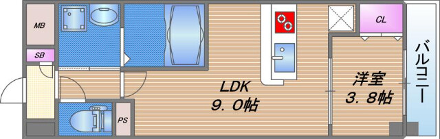 リアライズ小路駅前の間取り