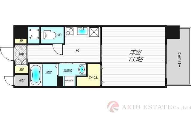 LUMINOUS新大阪の間取り