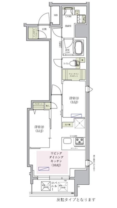 アーバネックス堺筋本町の間取り