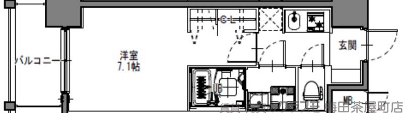 新高の完工年月(2021年5月)築の賃貸マンションの間取り