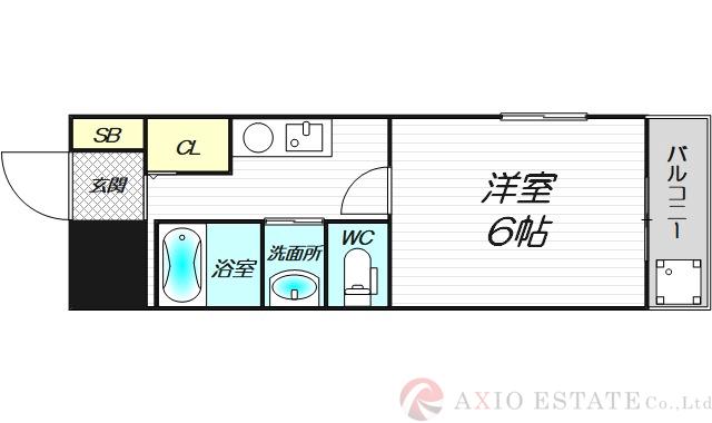 中津の完工年月(1980年7月)築の賃貸マンションの間取り