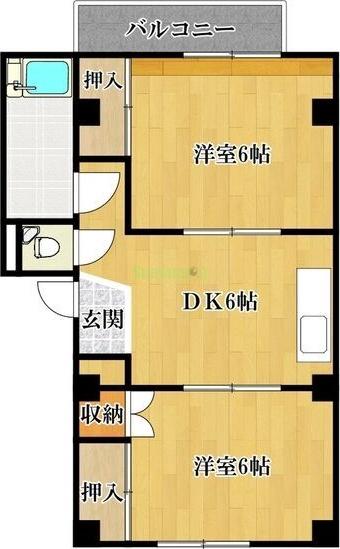 青葉マンションの間取り