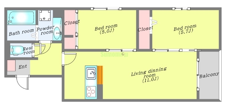 D-ROOM小田原8丁目IIの間取り