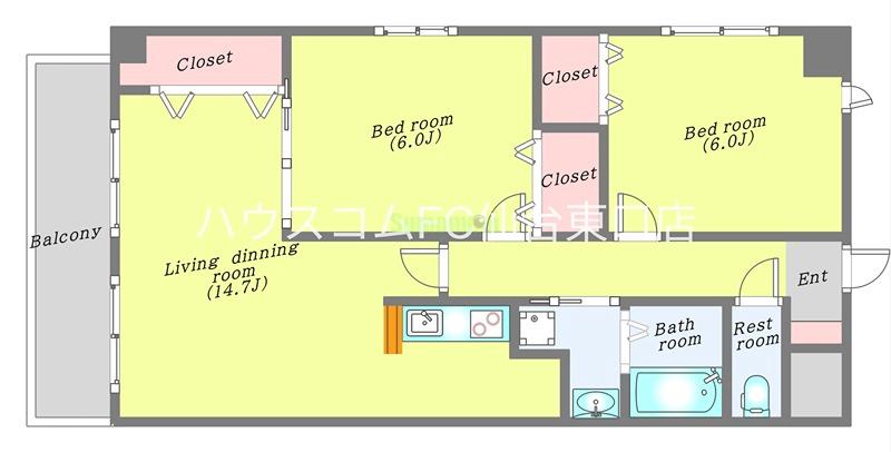 シンフォニー柏木の間取り