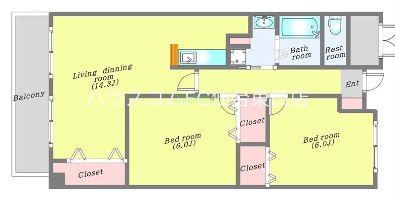シンフォニー柏木の間取り