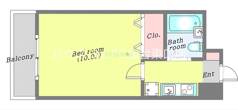 エグゼクティブ上杉の間取り