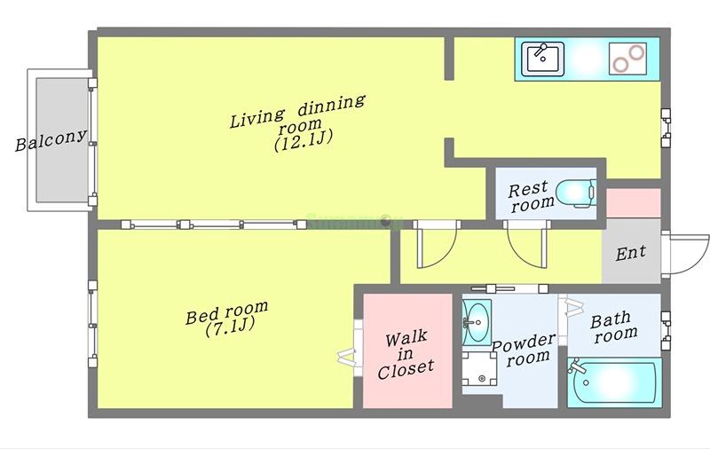 ハピネスの間取り
