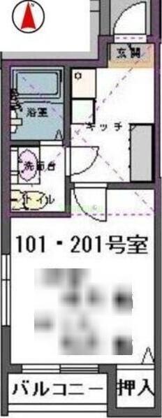 フォレストハイツ北仙台の間取り