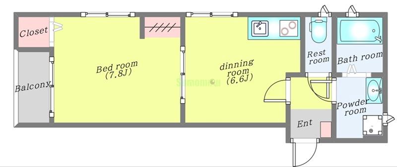 ルミエールAKの間取り