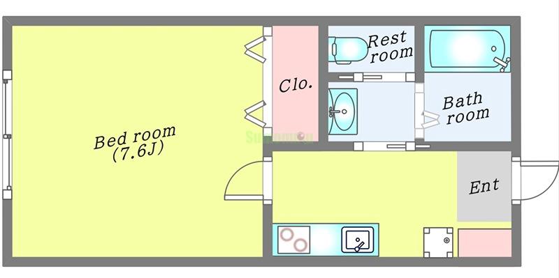 フォレスタ幸町の間取り